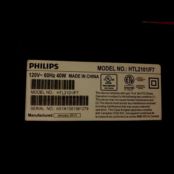 PHILIPS sound bar - Picture 2 of 3